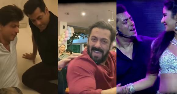 Salman Khan says ‘Dance With Me’ as he grooves with Shah Rukh Khan, Katrina Kaif, Iulia Vantur & his family
