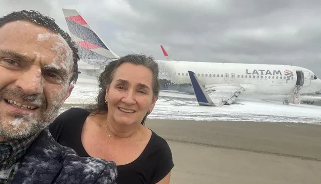 “Second Chance”: Couple Posts Selfie After Surviving Plane Crash, Internet Divided